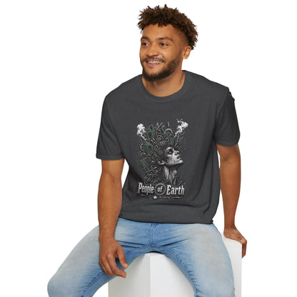 People of Earth Tee — Cyber-Steampunk Horror Graphic T-Shirt
