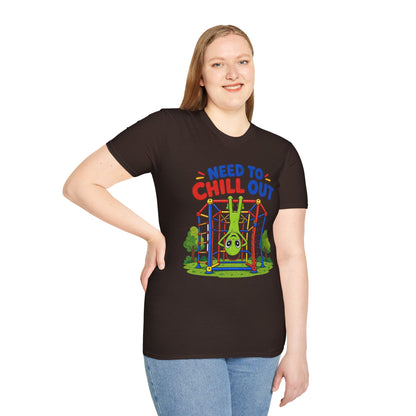 Need to Chill Out T-Shirt — Funny Alien Playground Graphic Tee