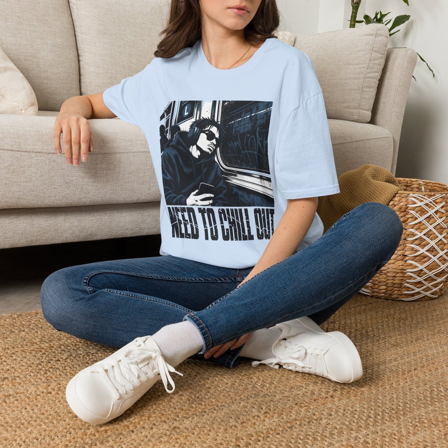 Chill Out Subway Graphic T‑Shirt – 'Need to Chill Out' Streetwear Tee