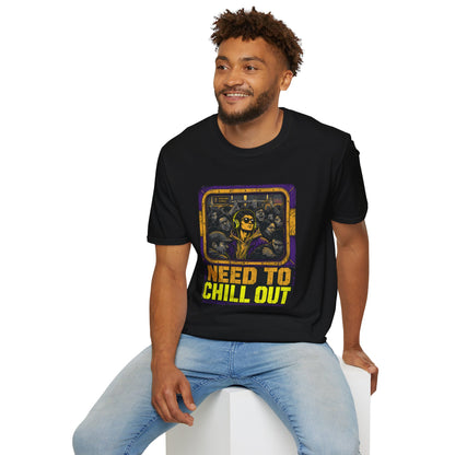 Need To Chill Out T‑Shirt — Retro Subway Vibe Relaxation Tee