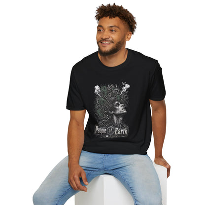 People of Earth Tee — Cyber-Steampunk Horror Graphic T-Shirt