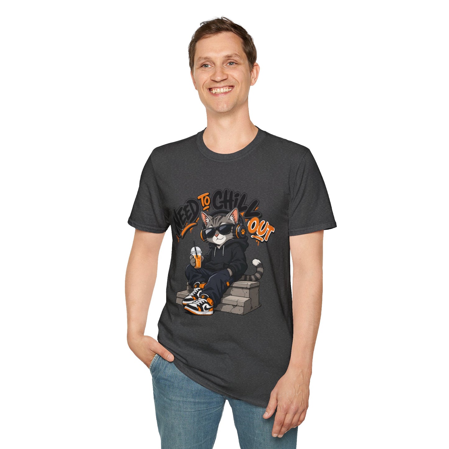 Need to Chill Out Cat T-Shirt — Relaxed Cool Cat Graphic Tee