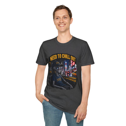 Alien NYC T‑Shirt — "Need to Chill Out" Graphic Tee
