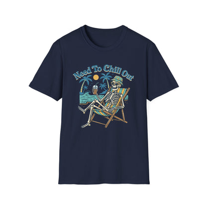 Need To Chill Out T-Shirt — Skeleton Beach Vintage Graphic Tee