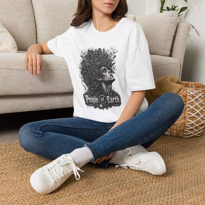 People of Earth Tee — Cyber-Steampunk Horror Graphic T-Shirt
