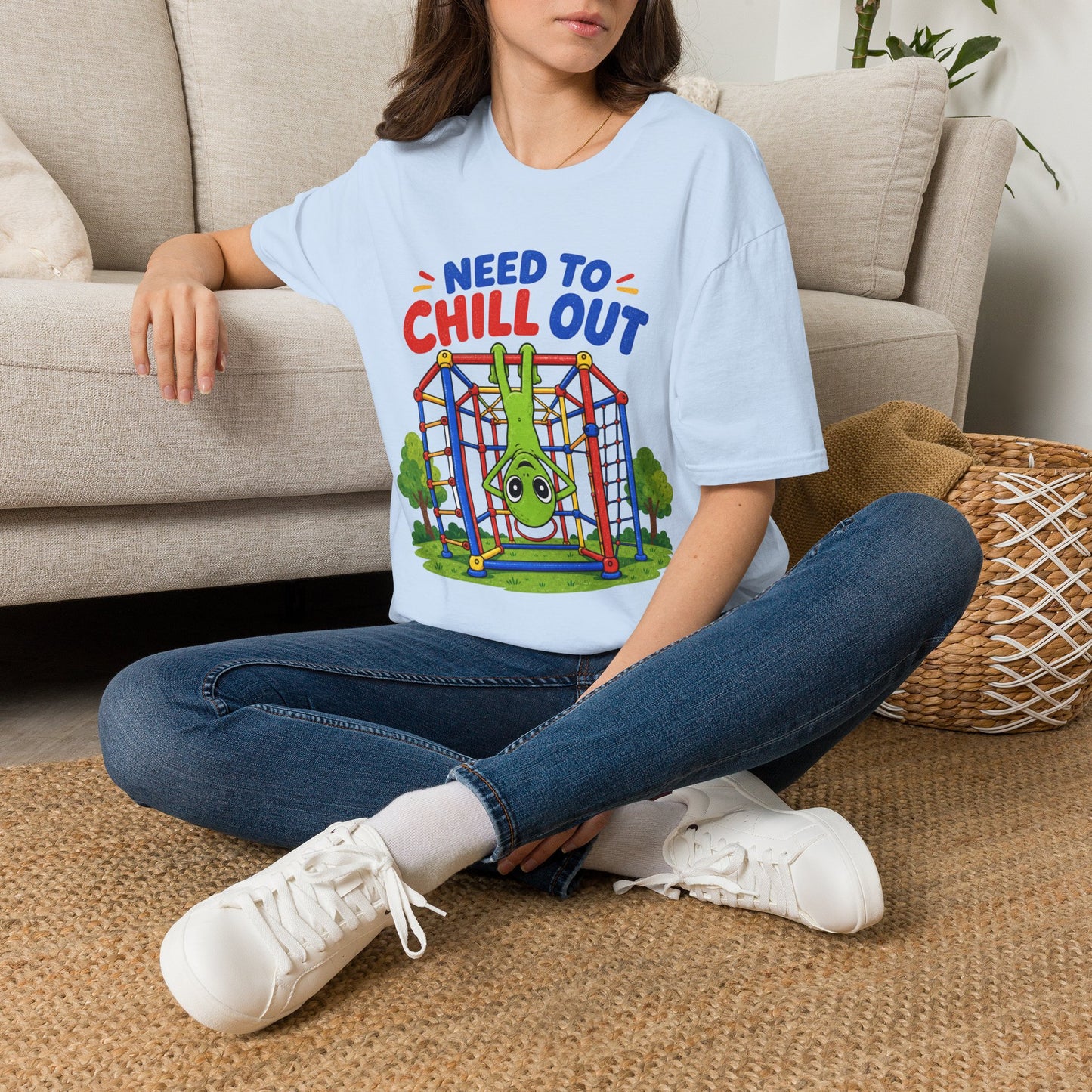 Need to Chill Out T-Shirt — Funny Alien Playground Graphic Tee