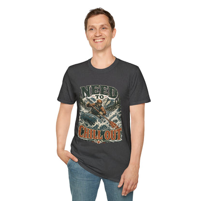 "Need to Chill Out" T-Shirt Vintage Outdoor Rafting Graphic Tee