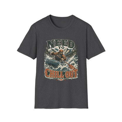 "Need to Chill Out" T-Shirt Vintage Outdoor Rafting Graphic Tee