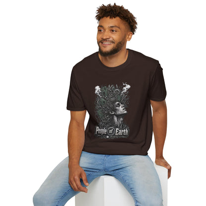 People of Earth Tee — Cyber-Steampunk Horror Graphic T-Shirt