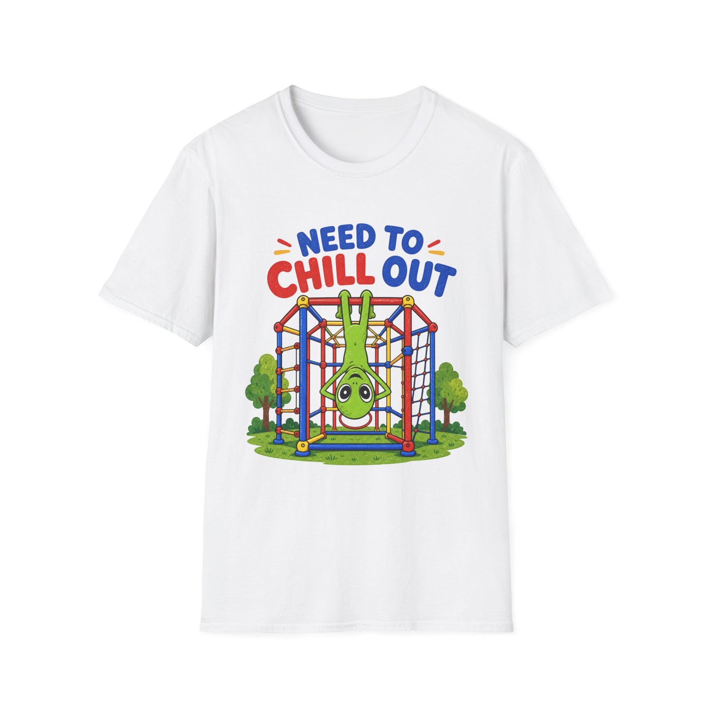 Need to Chill Out T-Shirt — Funny Alien Playground Graphic Tee
