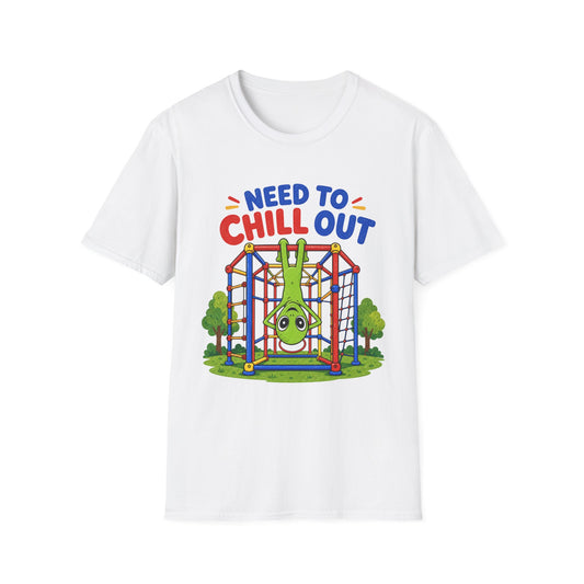Need to Chill Out T-Shirt — Funny Alien Playground Graphic Tee