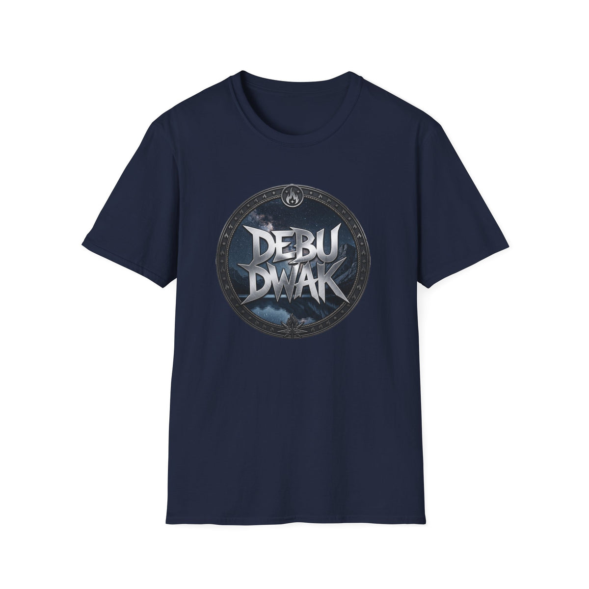 Debu Dwak Gothic Circle Graphic T-Shirt