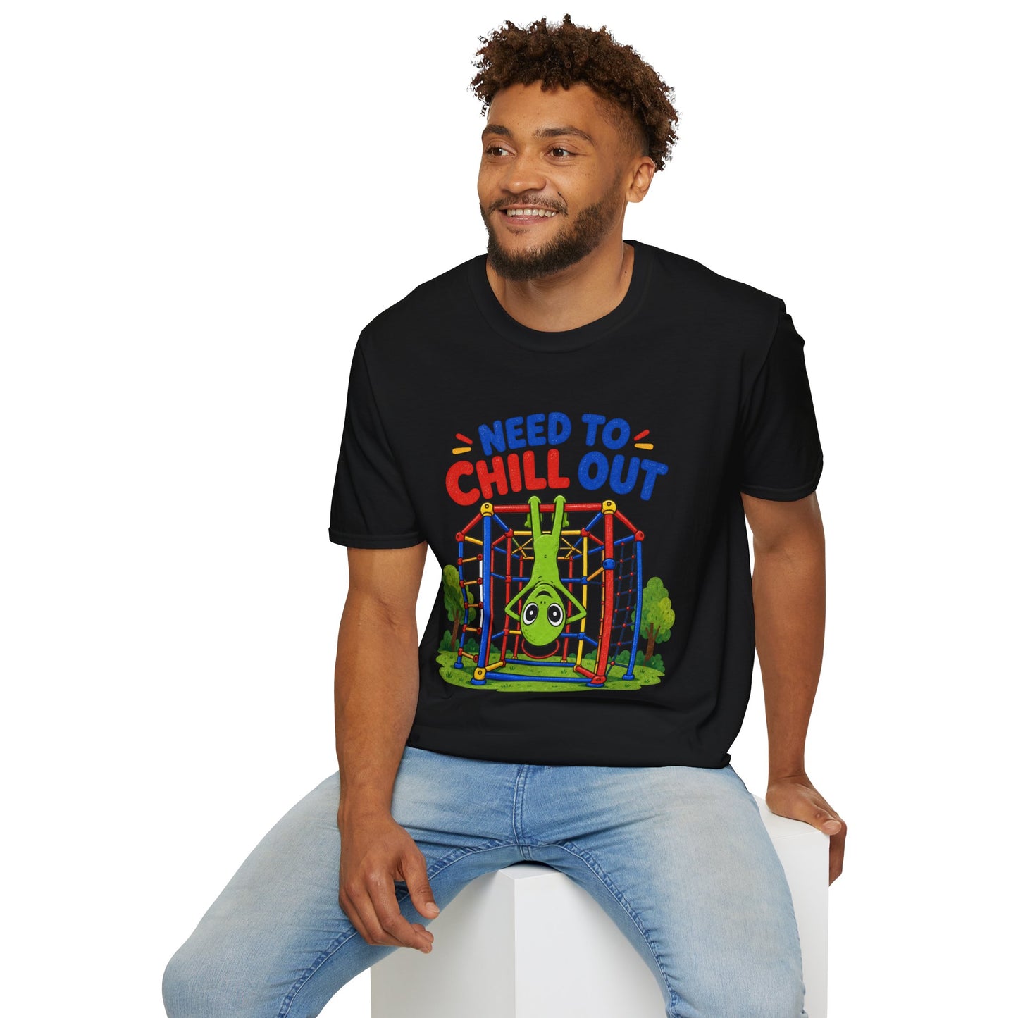 Need to Chill Out T-Shirt — Funny Alien Playground Graphic Tee