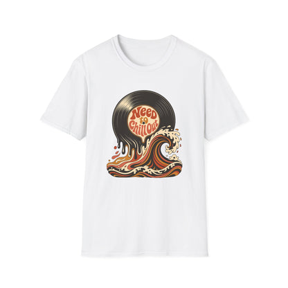 Need to Chill Out T-Shirt — Retro Vinyl Surf Wave Relaxed Tee