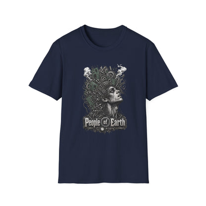 People of Earth Tee — Cyber-Steampunk Horror Graphic T-Shirt