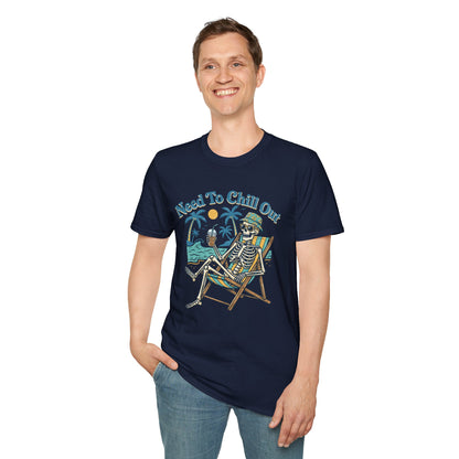 Need To Chill Out T-Shirt — Skeleton Beach Vintage Graphic Tee