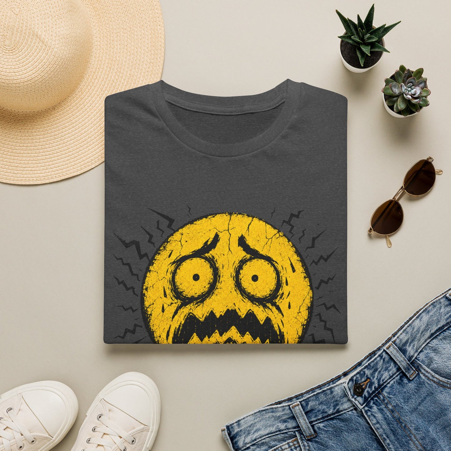 Need To Chill Out T‑Shirt — Funny Stressed Emoji Graphic Tee