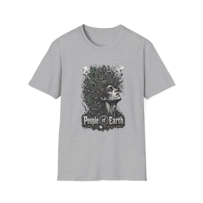 People of Earth Tee — Cyber-Steampunk Horror Graphic T-Shirt