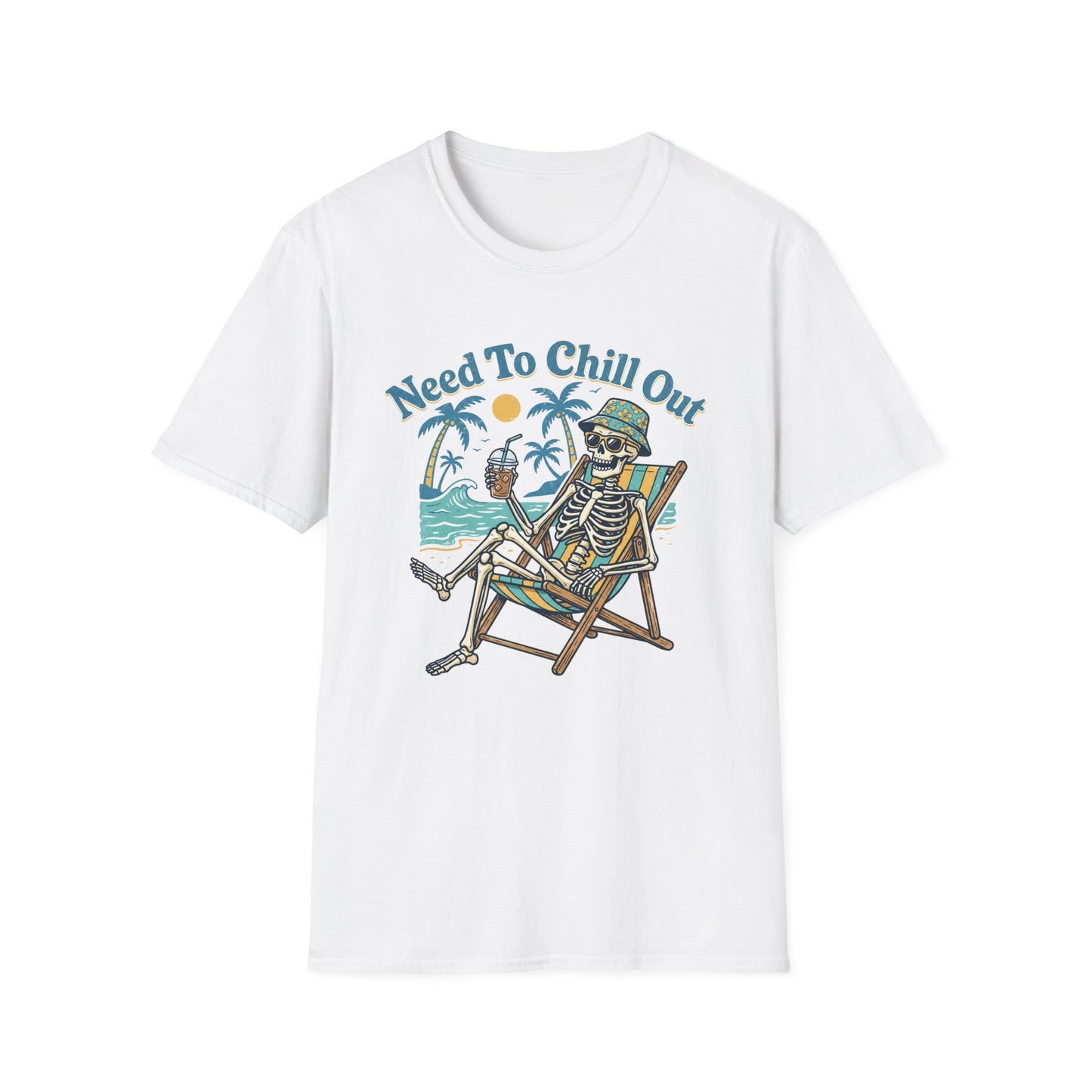 Need To Chill Out T-Shirt — Skeleton Beach Vintage Graphic Tee