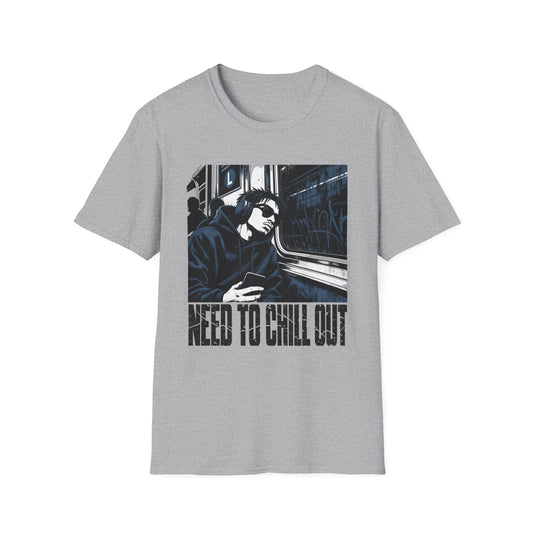 Chill Out Subway Graphic T‑Shirt – 'Need to Chill Out' Streetwear Tee