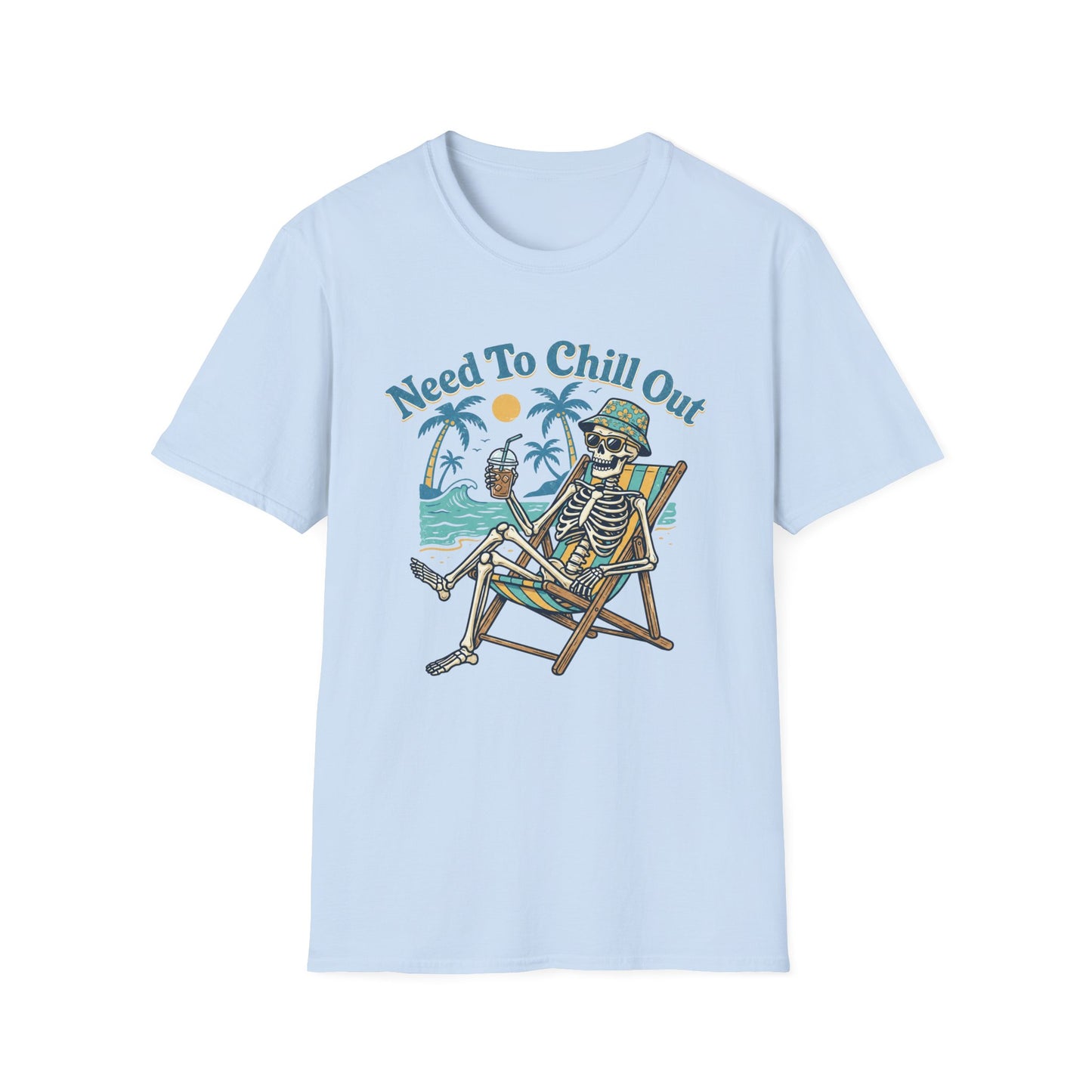 Need To Chill Out T-Shirt — Skeleton Beach Vintage Graphic Tee