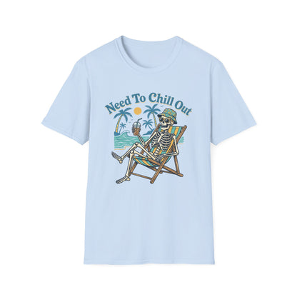 Need To Chill Out T-Shirt — Skeleton Beach Vintage Graphic Tee