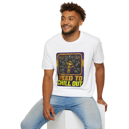 Need To Chill Out T‑Shirt — Retro Subway Vibe Relaxation Tee