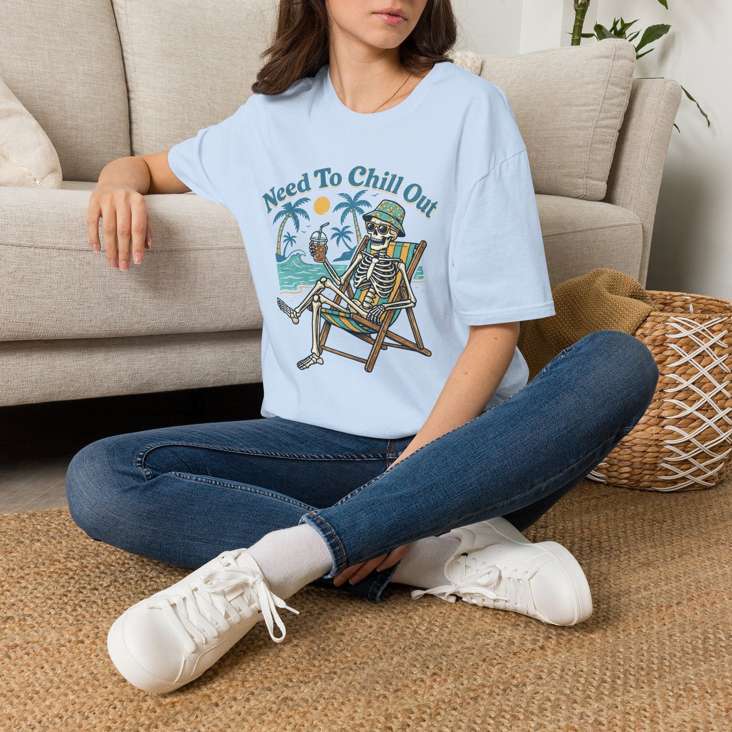 Need To Chill Out T-Shirt — Skeleton Beach Vintage Graphic Tee