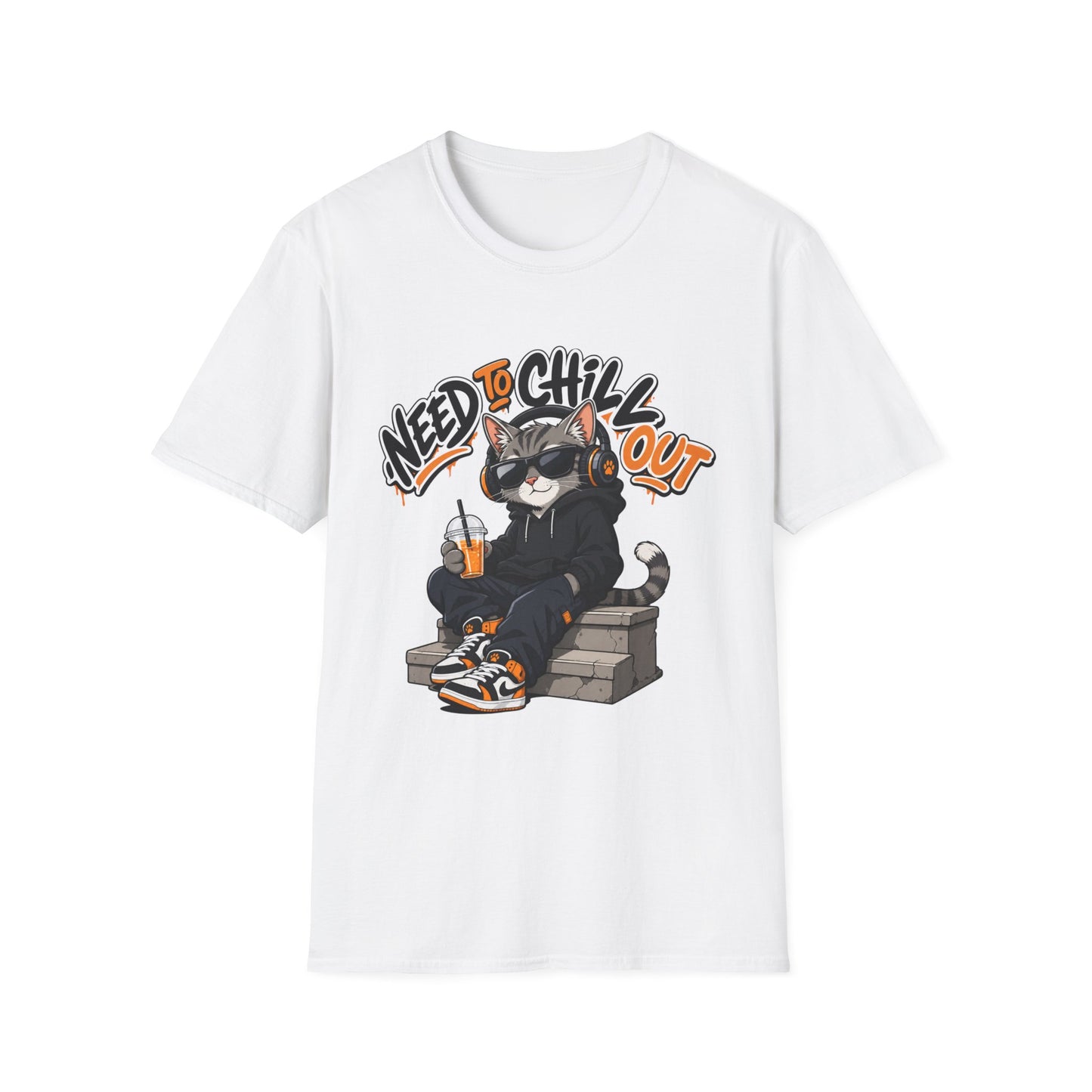 Need to Chill Out Cat T-Shirt — Relaxed Cool Cat Graphic Tee