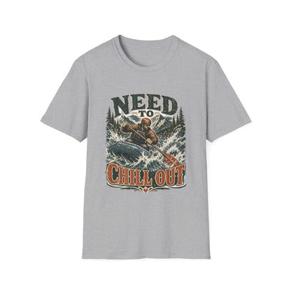 "Need to Chill Out" T-Shirt Vintage Outdoor Rafting Graphic Tee