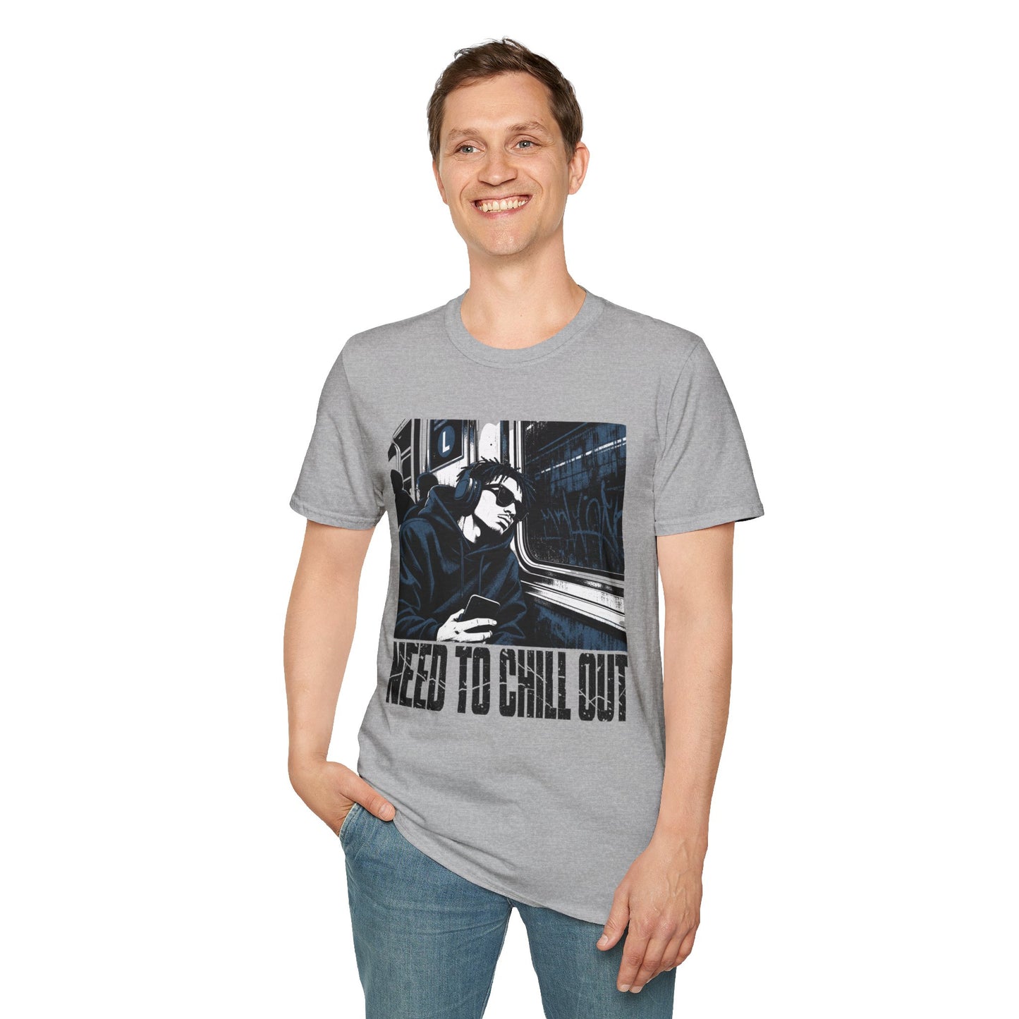 Chill Out Subway Graphic T‑Shirt – 'Need to Chill Out' Streetwear Tee