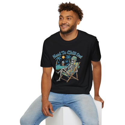 Need To Chill Out T-Shirt — Skeleton Beach Vintage Graphic Tee
