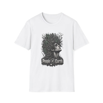 People of Earth Tee — Cyber-Steampunk Horror Graphic T-Shirt