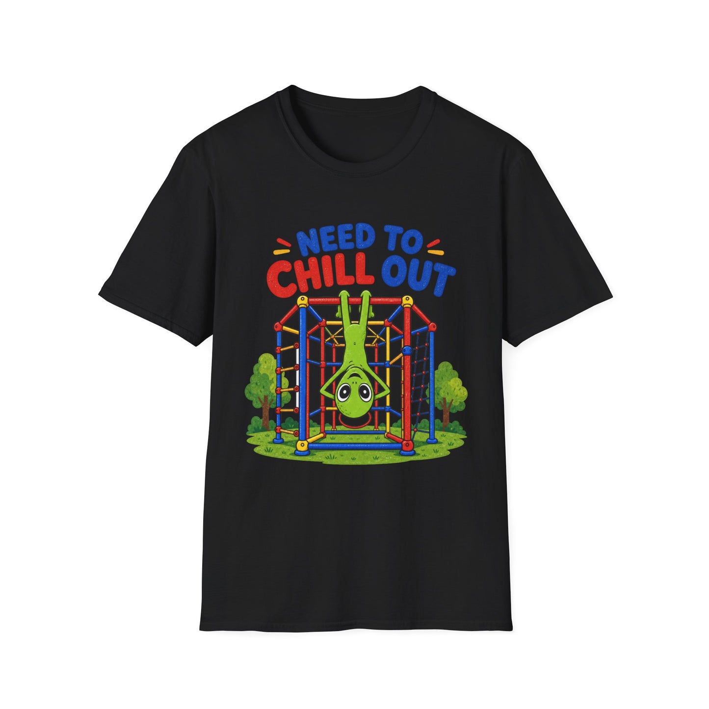 Need to Chill Out T-Shirt — Funny Alien Playground Graphic Tee