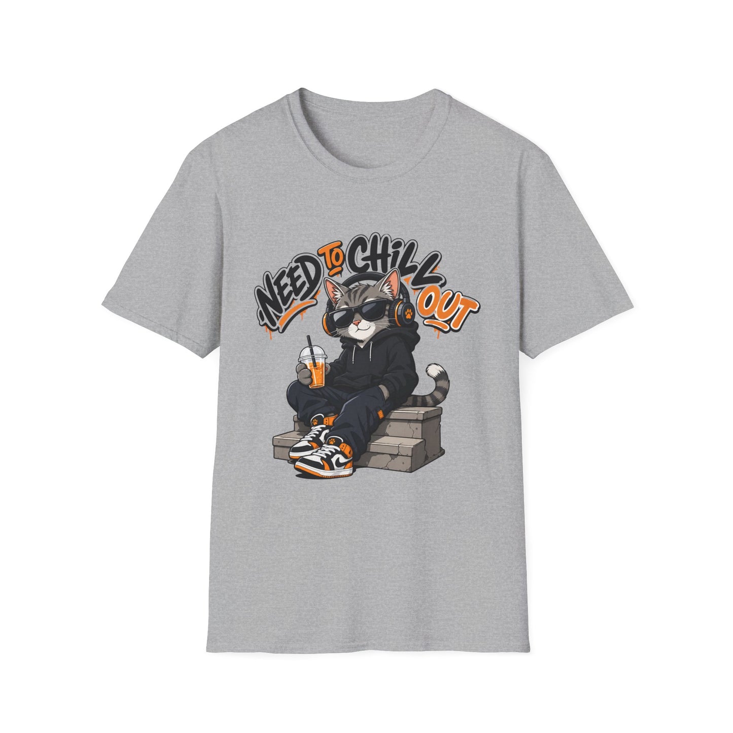 Need to Chill Out Cat T-Shirt — Relaxed Cool Cat Graphic Tee