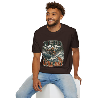"Need to Chill Out" T-Shirt Vintage Outdoor Rafting Graphic Tee