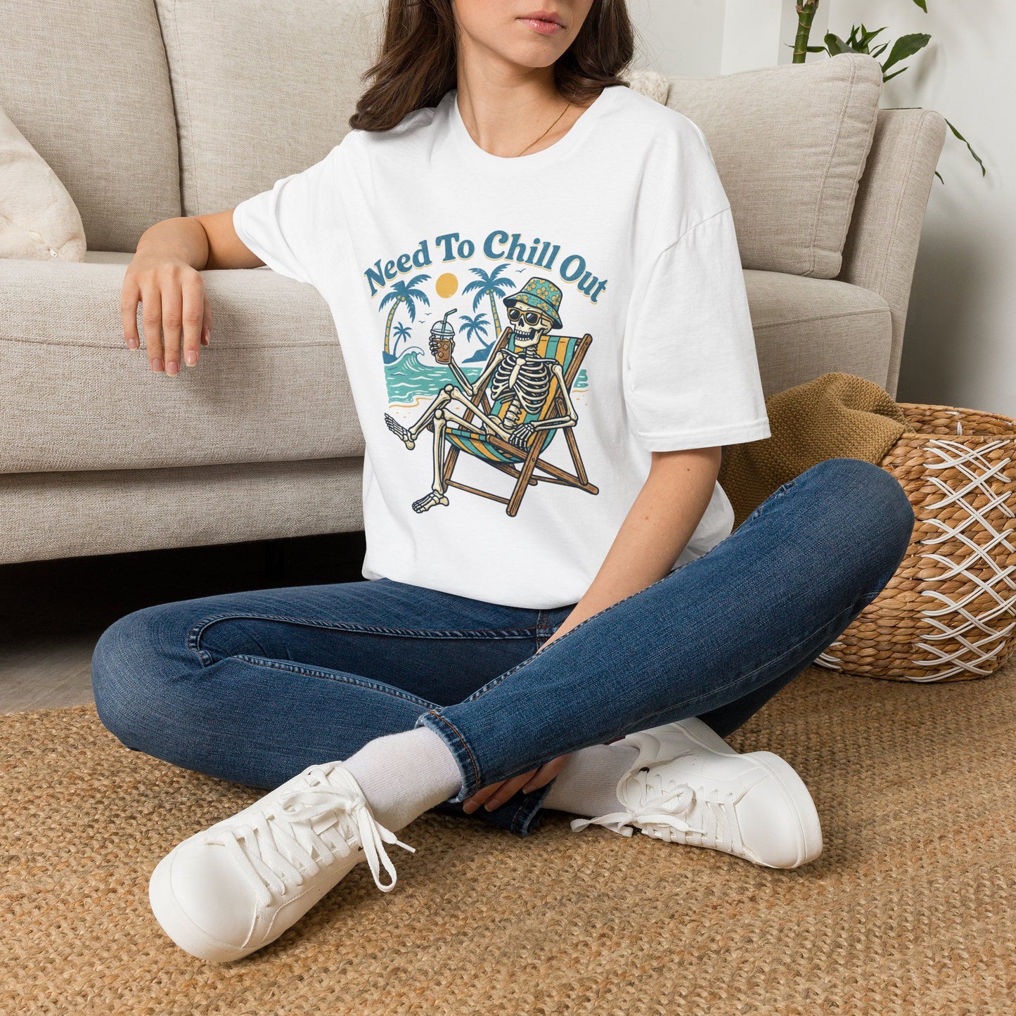 Need To Chill Out T-Shirt — Skeleton Beach Vintage Graphic Tee