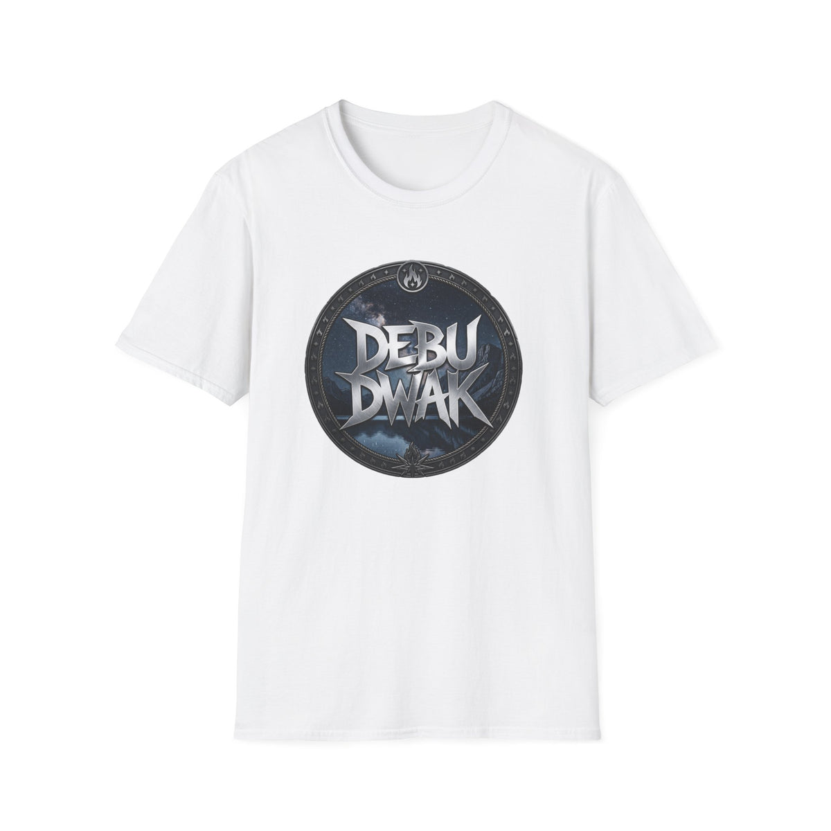 Debu Dwak Gothic Circle Graphic T-Shirt