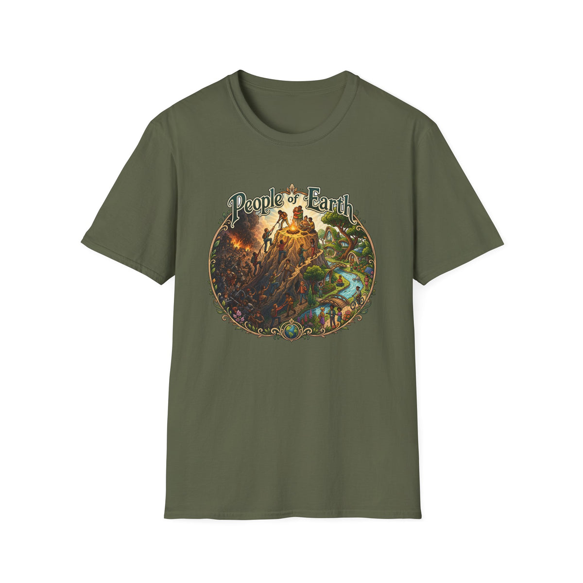 People of Earth T-Shirt - War and Peace Graphic Tee