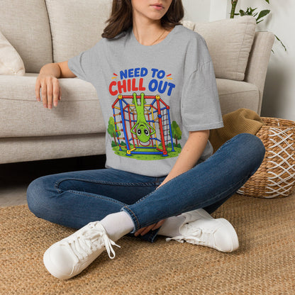 Need to Chill Out T-Shirt — Funny Alien Playground Graphic Tee