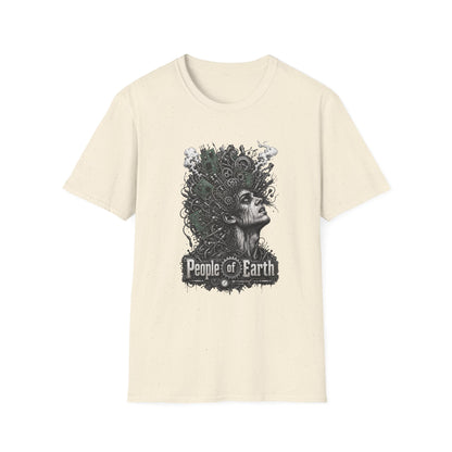 People of Earth Tee — Cyber-Steampunk Horror Graphic T-Shirt