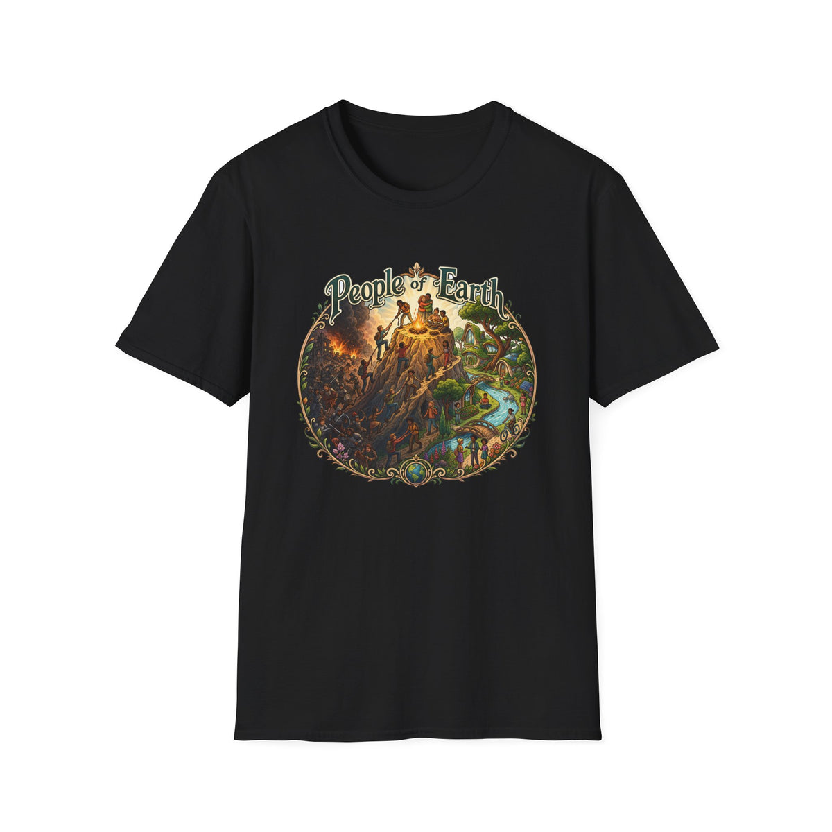 People of Earth T-Shirt - War and Peace Graphic Tee