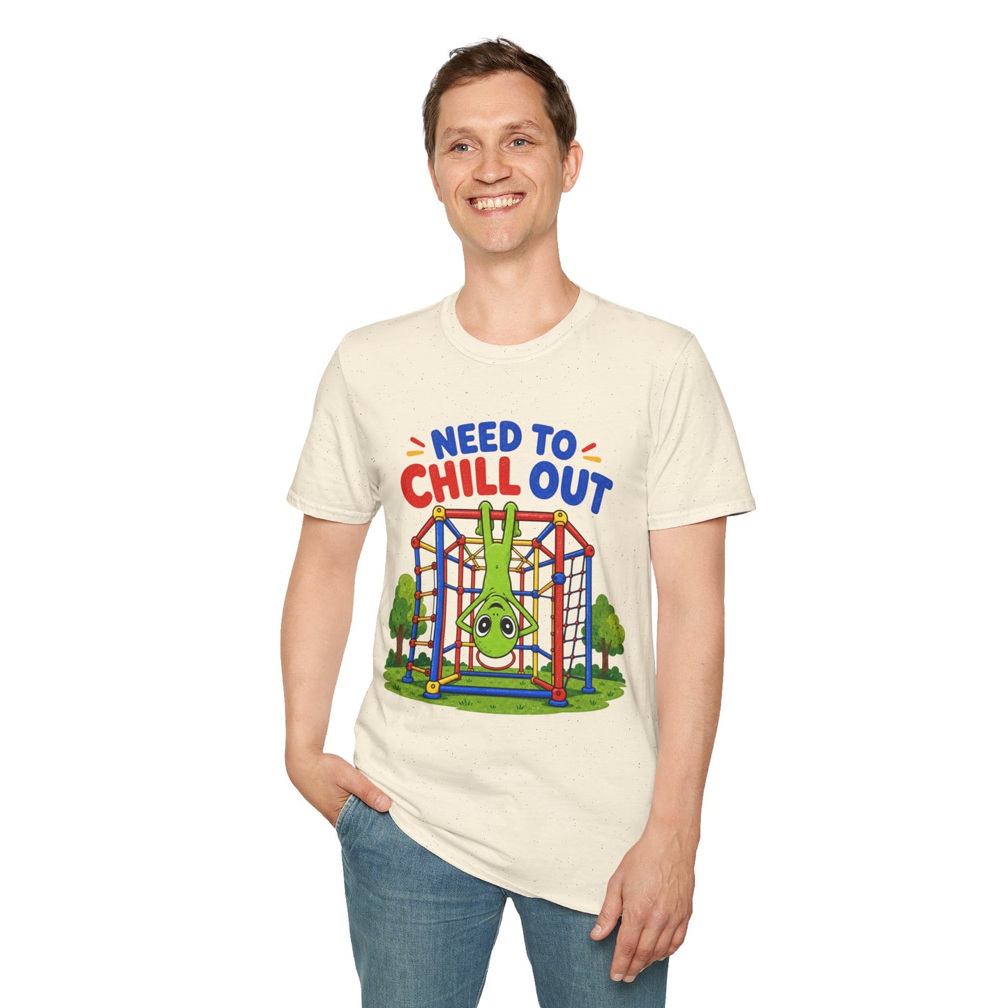 Need to Chill Out T-Shirt — Funny Alien Playground Graphic Tee