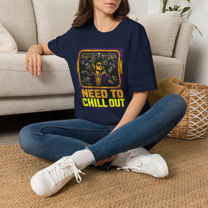 Need To Chill Out T‑Shirt — Retro Subway Vibe Relaxation Tee