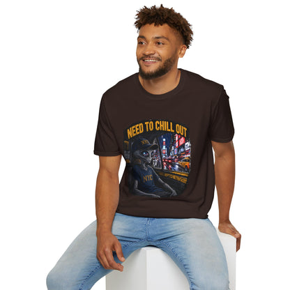 Alien NYC T‑Shirt — "Need to Chill Out" Graphic Tee