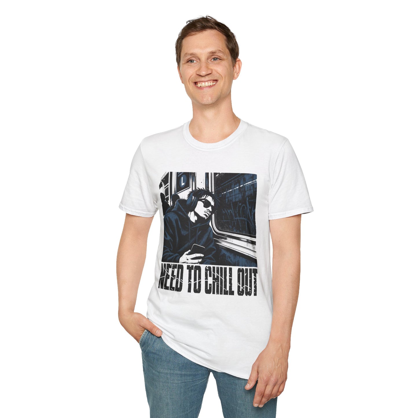 Chill Out Subway Graphic T‑Shirt – 'Need to Chill Out' Streetwear Tee
