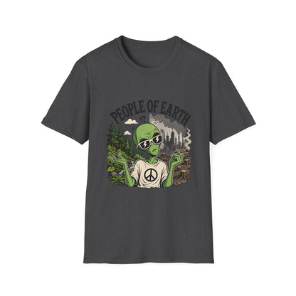 People of Earth Alien T-Shirt Graphic Tee