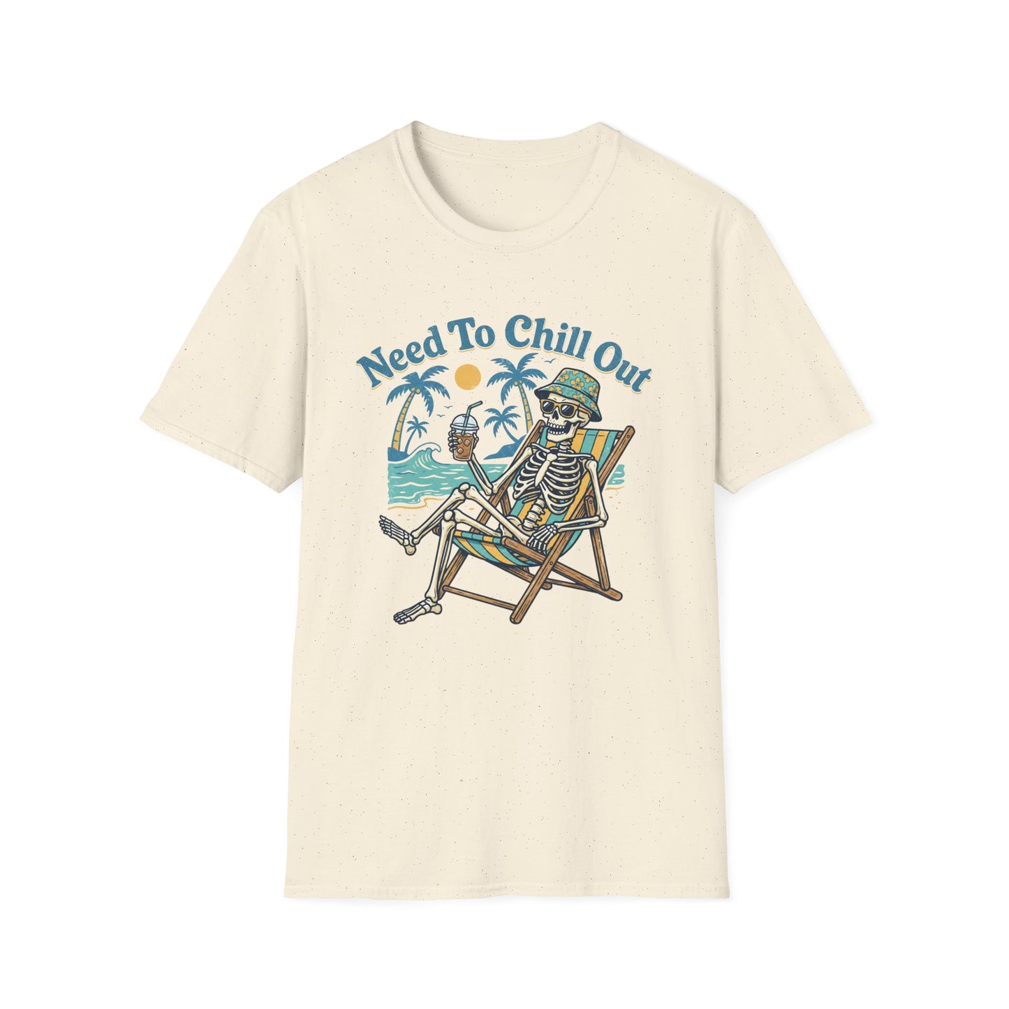 Need To Chill Out T-Shirt — Skeleton Beach Vintage Graphic Tee