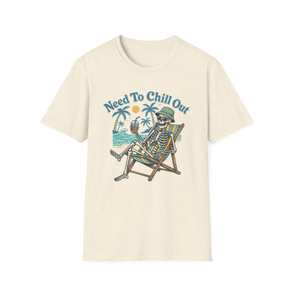 Need To Chill Out T-Shirt — Skeleton Beach Vintage Graphic Tee