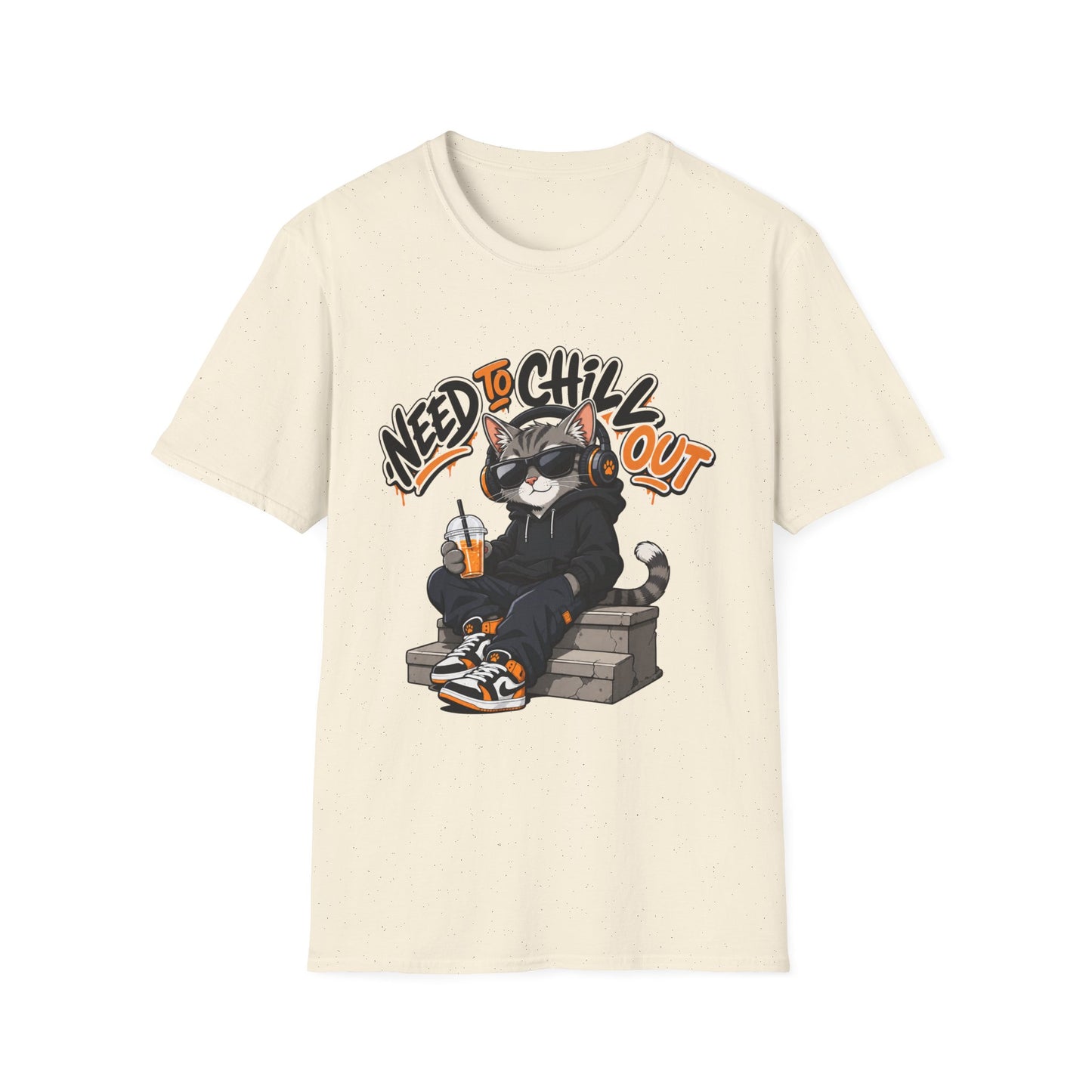 Need to Chill Out Cat T-Shirt — Relaxed Cool Cat Graphic Tee